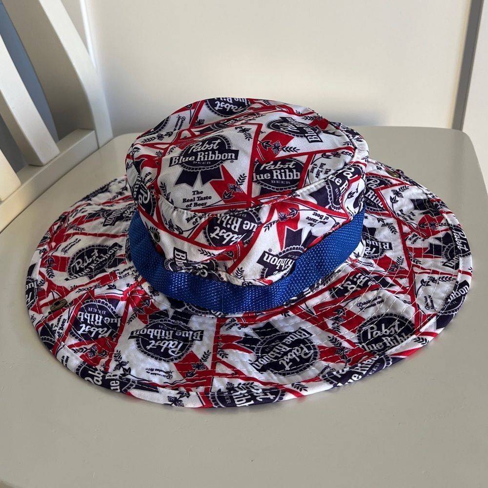 Pabst Blue Ribbon Red and Blue Men's Hat